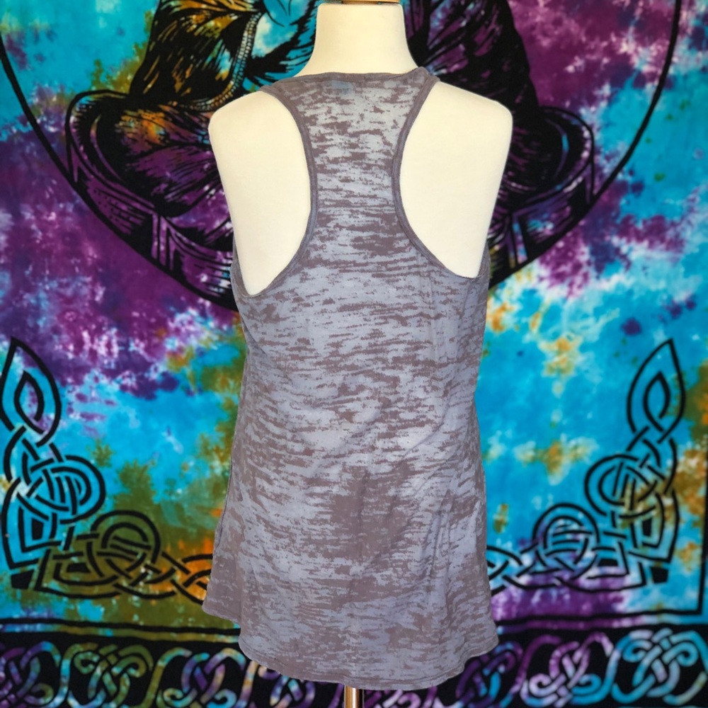 Heather Grey Razor Back Workout Tank Top - Picture 3 of 3